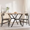 vidaXL Esstisch Y-Gestell 90x90x75,5 Massivholz Kiefer und Stahl 3282784 Bild 3