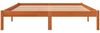 vidaXL Massivholzbett ohne Matratze Wachsbraun 150x200 cm Kiefernholz 844860 Bild 4