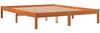 vidaXL Massivholzbett ohne Matratze Wachsbraun 150x200 cm Kiefernholz 844860 Bild 3