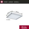 Paulmann No. 71007 LED Panel Atria Shine 190x190 mm 4000K 11,2W Chrom matt Bild 2