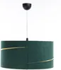 BPS Koncept 01A-003-60 Hängeleuchte SWING Velourss auf PVC-Basis grün, gold 1xE27 60W H:112 Ø60cm dimmbar Bild 3