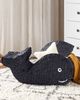 Aufbewahrungskorb Wasserhyazinthe schwarz 68 x 30 cm ORANIA Bild 3