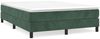 vidaXL Boxspringbett mit Matratze Dunkelgrün 140x190 cm Samt 3144330 Bild 2