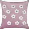 Kissen 2er Set Blumenmuster ECHINACEA Samtstoff 45 x 45 cm Violett Bild 4