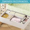 FOUORTUNATE-BEE Aufbewahrungsdose 12er Set Kleiderschrank-Organizer für Kleidung und Wäsche (12 St), Aufbewahrungsboxen für Babykleidung, Unterwäsche und Socken Bild 3