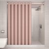 Diwzbyn Duschvorhang Leinenstruktur-Duschvorhang, schimmelresistenter und wasserdichter Breite 150 cm, verdickter Duschvorhang, ideal für Badewanne und Duschkabine Bild 2