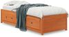vidaXL Tagesbett ohne Matratze Wachsbraun 90x190 cm Massivholz Kiefer 844479 Bild 2