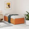 vidaXL Tagesbett ohne Matratze Wachsbraun 90x190 cm Massivholz Kiefer 844479 Bild 1