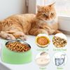 ABC Futternapf aus Edelstahl für Katzen, 15° erhöhter und geneigter Futternapf, herausnehmbarer 400-ml-Napf für Katzen und Hunde, Nackenstütze Bild 2