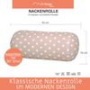 Original Dr. Berger Nackenrolle Tupfen Beige 40 x 16 cm Bild 2