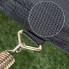 Monzana Trampolin Sprungtuch Schwarz Ø427cm, max. Belastbarkeit 150kg Bild 5