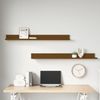 vidaXL Wandregale 2 Stk. Honigbraun 110x11x9 cm Massivholz Kiefer 823612 Bild 5