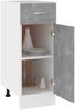 vidaXL Schubunterschrank Lyon Betongrau 30x46x81,5 cm Holzwerkstoff 801208 Bild 4