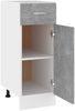 vidaXL Schubunterschrank Lyon Betongrau 30x46x81,5 cm Holzwerkstoff 801208 Bild 5