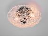 LED Deckenleuchte Rattan Geflecht Natur im Boho Stil, Ø 40cm Bild 3
