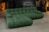 KAWOLA Sofa VIVIEN Ecksofa Velvet smaragd Longchair links 85 x 178 x 290 cm Bild 2