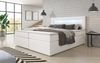 Boxspringbett Repos mit LED und USB 160x200 Weiß H3 (70-100kg) Bild 2