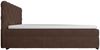 Boxspringbett Schlafzimmerbett GISEL 120x200cm Stoff Salvador Schokobraun Bild 5