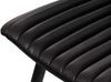 Stuhl Echtleder 45x62x88 schwarz IRON LABEL #25 Bild 4