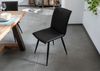Stuhl Echtleder 45x62x88 schwarz IRON LABEL #25 Bild 2