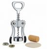 Koopman Korkenzieher Hebelkorkenzieher, (Stück, 1 tlg, Packung), 19cm, Inkl. Flaschenöffner, Silberfarbend, Metall, Korken Bild 2