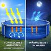 Happy People Pool-Abdeckplane Solarabdeckplane rund, für Stahlrahmenpools mit Ø457cm Bild 3