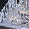 LED Deckenleuchte, Eisen, Chrom, Kristalle klar, L 30cm Bild 2