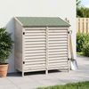 vidaXL Garten Shed Weiß 106 x 56 x 113,5 cm Massivholz aus Fichte 42033457 Bild 3