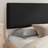 vidaXL Bettgestell mit gepolstertem Kopfteil Schwarz 200 x 200 cm 3405559 Bild 3