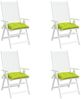 vidaXL Palettenkissen 4 Stk. Hellgrün 50x50x7 cm Oxford-Gewebe 361541 Bild 2