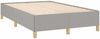 vidaXL Boxspringbett mit Matratze Hellgrau 120x190 cm Stoff 3269930 Bild 4
