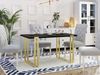 Ausziehbarer Tisch Husteo Gold (Farbe: Gold / Schwarz Molet) Bild 3