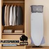 BigDean Bügelbrett XXL (120x45 cm Bügelfläche) inkl. ausklappbarer Schulterpassform - Stabiler Bügeltisch für Dampfbügelstationen und Bügeleisen - Ironing Board - höhenverstellbar Bild 4