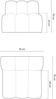 Micadoni Armloses Modul Lupine Chenille Eden Dunkelgrau Bild 5