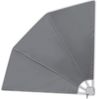 vidaXL Faltbarer Balkonfächer Grau 210×210 cm 41573 Bild 3