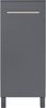 Kühlumbauschrank >Benedicto< in anthrazit / Sonoma-Eiche - 60x139x60 (BxHxT) Bild 2
