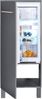 Kühlumbauschrank >Benedicto< in anthrazit / Sonoma-Eiche - 60x139x60 (BxHxT) Bild 3