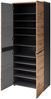Schuhschrank Garderobenschrank Memphis 2-türig Artisan Eiche Graphit Bild 3