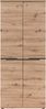 Schuhschrank Garderobenschrank Memphis 2-türig Artisan Eiche Graphit Bild 5