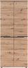 Schuhschrank Garderobenschrank Memphis 2-türig Artisan Eiche Graphit Bild 4