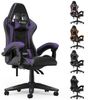 BIGZZIA Gaming-Stuhl Bürostuhl Ergonomisch mit Lendenkissen + Kopfstütze, Ergonomischer Bürostuhl höhenverstellbar Bild 4
