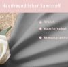 Polsterbett 90x200 cm aus Samt mit Schutzgeländer – kindgerecht, niedriges Einstiegshöhe und Lattenrost inklusive Bild 5