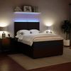 vidaXL Boxspringbett mit Matratze Schwarz 140x190 cm Samt 3294630 Bild 4