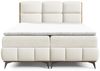 Boxspringbett Schlafzimmerbett CHARLIE PREMIUM 160x200cm Stoff Fibi Ecru Bild 3