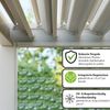 Weide 'Classic' Pergola, freistehend, Aluminium / Stahl beige, 300 x 400 x 255 cm Bild 2