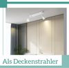 ZMH LED Deckenstrahler 2 Flammig Weiß Wohnzimmer Deckenleuchte Verstellbar Strahler GU10 Strahler Moderne Lampe Bild 4