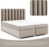 Best for Home Boxspringbett mit Bettkasten Trinity K-10 Bonellfederkern inkl. 7 cm Topper (140x200 160x200 180x200 200x200 cm), mit o. ohne Kopfteil, Flexible Liefermöglichkeiten, Handwerksqualität Bild 2