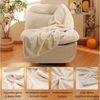 FLEXISPOT Sessel Schaukelsessel gemütlicher TV-Sessel, Relaxsessel (Schlafsessel mit USB, Drehsessel mit Rocking, Ruhesessel für Senioren & Stillenden), Versteckter Stauraum, 105° - 145° verstellbar, 159 KG belastbar Bild 3