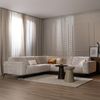 Bronx71 Ecksofa Vegas Chenille weiß/beige links/rechts Bild 3