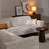 Bronx71 Ecksofa Vegas Chenille weiß/beige links/rechts Bild 5